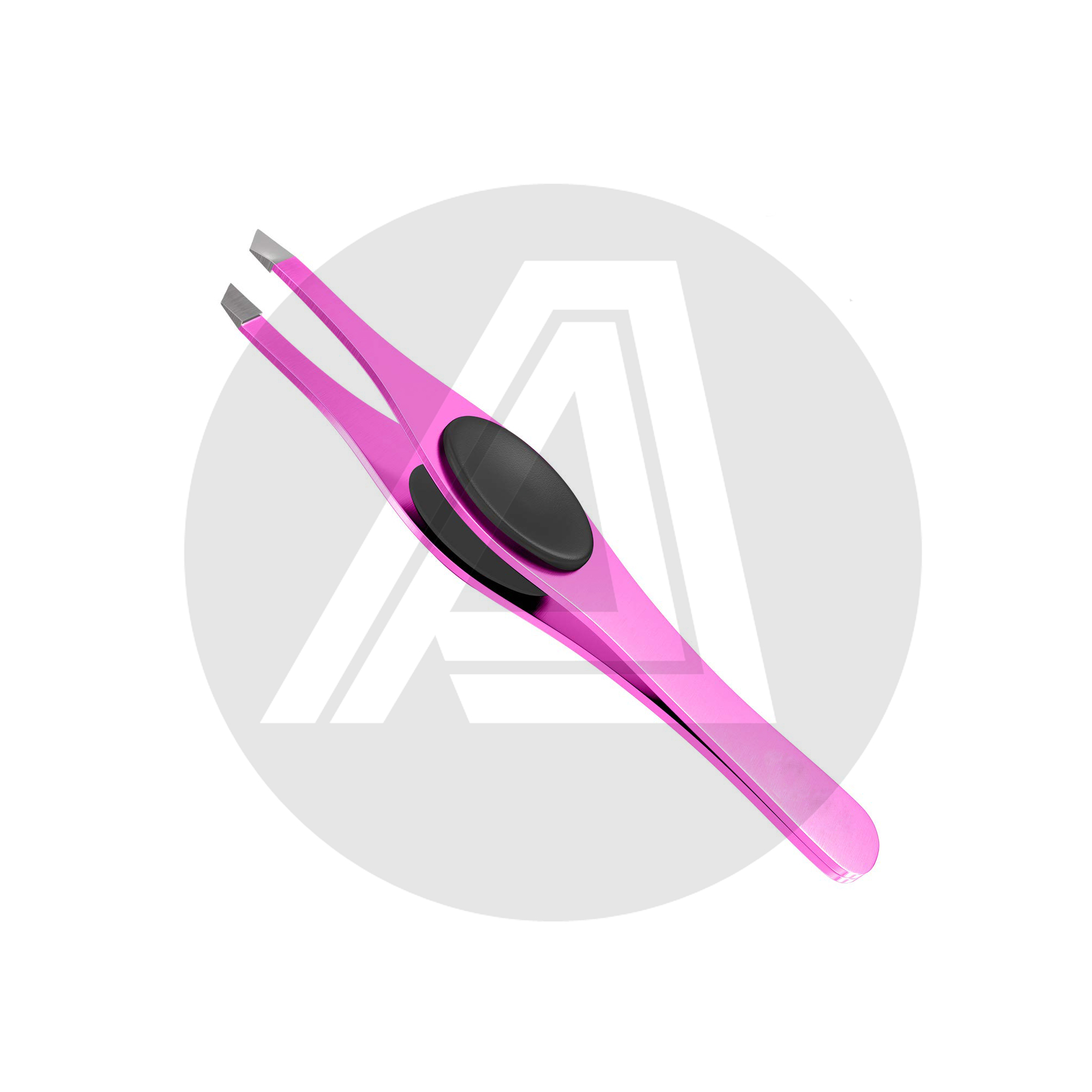 Eyebrow Tweezers Slant Tip Tweezers 10 cm Tip 2.5 mm – AMA INDUSTRIES